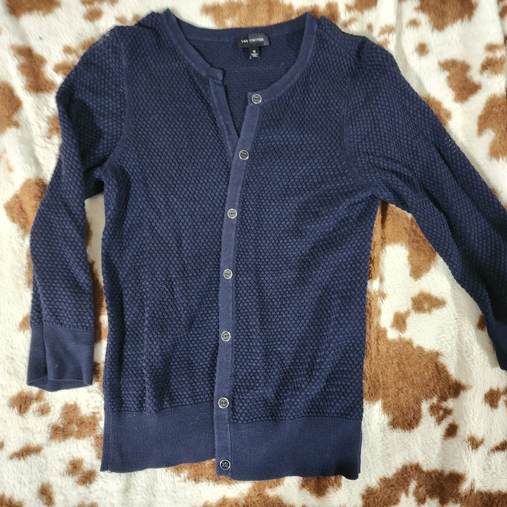 The Limited Men's Deep Blue Cardigan